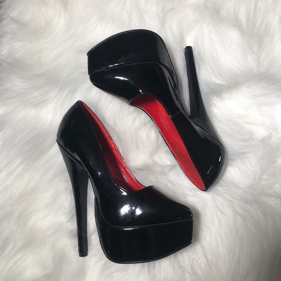 Ellie Shoes - Ellie Patent Classic Heels 652-prince 6.5" H